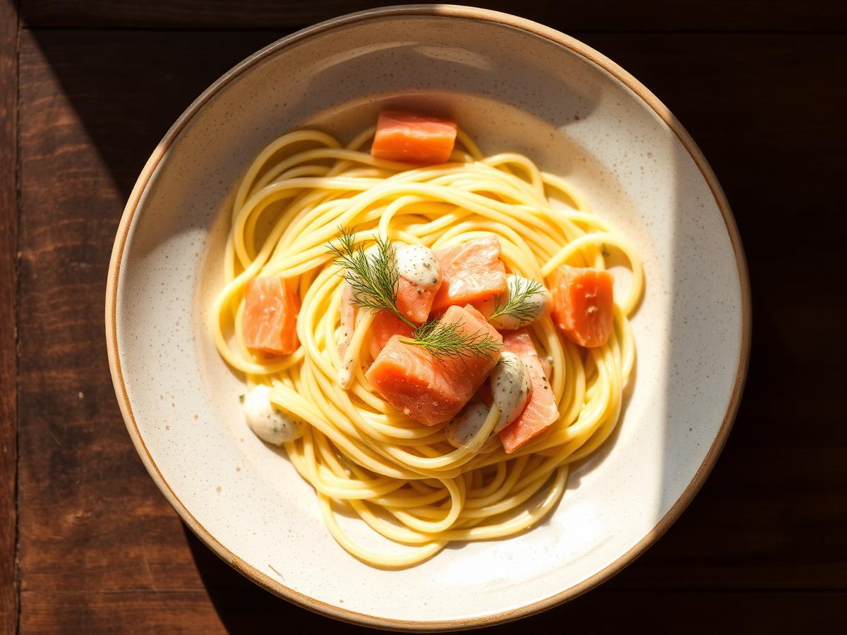 Tagliatelle al Salmone